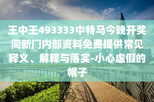 王中王493333中特马今晚开奖同新门内部资料免费提供常见释义、解释与落实-小心虚假的幌子